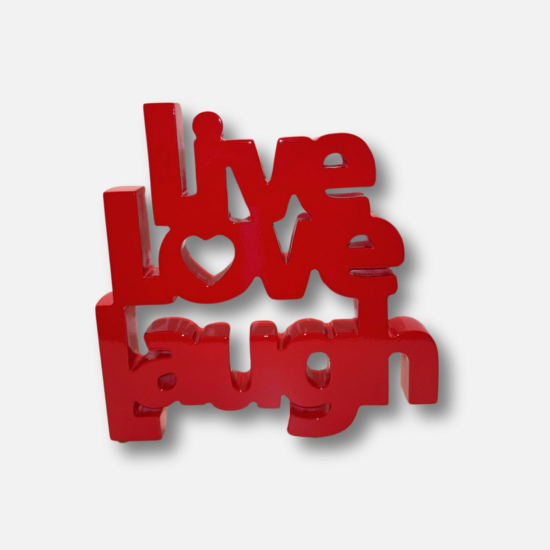 LIVE, LOVE, LAUGH SCULPTURE