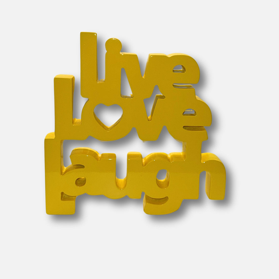 LIVE, LOVE, LAUGH SCULPTURE